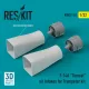 ResKit Models F-14A Tomcat air intakes for Trumpeter kit (3D Printed) - légbeömlők