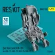 ResKit Models Ejection seat KM-1M for MiG-21, MiG-23, MiG-25, MiG-27 (1 pcs) (3D Printed) - MiG-21/23/25/27 – KM-1M katapultülés, 1 db