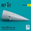 ResKit Models Mirage 2000D nose cone for Kitty Hawk / Zimimodel kit (3D Printed) - orrkúp
