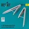 ResKit Models F-105 Thunderchief F.O.D. covers for ResKit RSU32-0148 (3D Printed) - FOD-védőburkolatok