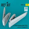 ResKit Models F-105 Thunderchief F.O.D. covers for Trumpeter kit (3D Printed) - FOD-védőburkolatok