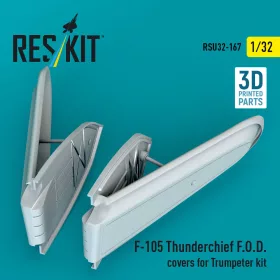   ResKit Models F-105 Thunderchief F.O.D. covers for Trumpeter kit (3D Printed) - FOD-védőburkolatok