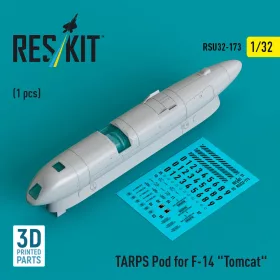   ResKit Models TARPS pod for F-14 Tomcat (1 pcs) (3D printed) - TARPS – konténer, 1 db
