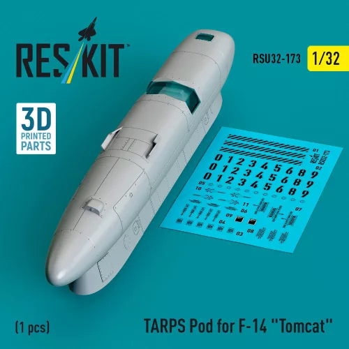 ResKit Models TARPS pod for F-14 Tomcat (1 pcs) (3D printed) - TARPS – konténer, 1 db