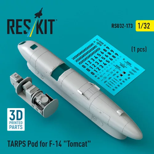 ResKit Models TARPS pod for F-14 Tomcat (1 pcs) (3D printed) - TARPS – konténer, 1 db