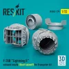 ResKit Models F-35B Lightning II exhaust nozzle (Short takeoff) for Trumpeter kit (3D printed) - hajtómű-fúvócső