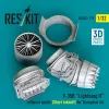 ResKit Models F-35B Lightning II exhaust nozzle (Short takeoff) for Trumpeter kit (3D printed) - hajtómű-fúvócső