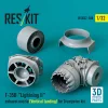 ResKit Models F-35B Lightning II exhaust nozzle (Vertical landing) for Trumpeter kit (3D printed) - hajtómű-fúvócső