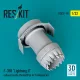 ResKit Models F-35B Lightning II exhaust nozzle (Parked/Fly) for Trumpeter kit (3D printed) - hajtómű-fúvócső