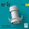 ResKit Models F-35B Lightning II exhaust nozzle (Parked/Fly) for Trumpeter kit (3D printed) - hajtómű-fúvócső
