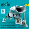 ResKit Models A-7E Corsair II – légbeömlők, futóműaknák, futómű és kerekek