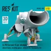ResKit Models A-7D Corsair II – légbeömlők, futóműaknák, futómű és kerekek