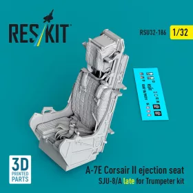   ResKit Models A-7E Corsair II ejection seat SJU-8/A late for Trumpeter kit (3D Printed) - katapultülés