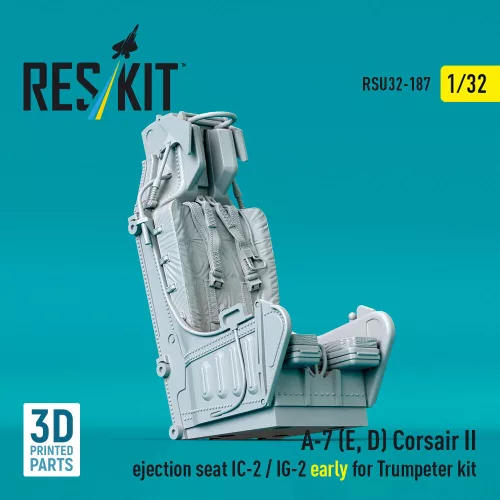 ResKit Models A-7 (E, D) Corsair II ejection seat IC-2 / IG-2 early for Trumpeter kit (3D Printed) - katapultülés