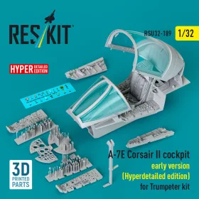   ResKit Models A-7E Corsair II early cockpit (Hyperdetailed edition) for Trumpeter kit (3D Printed) - részletes cockpitkészlet