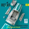ResKit Models A-7D Corsair II cockpit (Basic edition with 3D decals) for Trumpeter kit (3D Printed) - alap cockpitkészlet 3D matricákkal