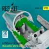 ResKit Models A-7D Corsair II cockpit (Basic edition with 3D decals) for Trumpeter kit (3D Printed) - alap cockpitkészlet 3D matricákkal
