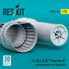 ResKit Models F-4 (B, C, D, N) Phantom II exhaust nozzles for Tamiya kit (3d Printed) - hajtómű-fúvócsövek