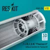 ResKit Models F-4 (B, C, D, N) Phantom II exhaust nozzles for Tamiya kit (3d Printed) - hajtómű-fúvócsövek