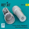 ResKit Models F-4 (E, J, F, G, S) Phantom II exhaust nozzles for Revell kit (3D Printed) - hajtómű-fúvócsövek