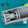 ResKit Models F-4 (E, J, F, G, S) Phantom II exhaust nozzles for Revell kit (3D Printed) - hajtómű-fúvócsövek