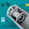 ResKit Models F-4 (E, J, F, G, S) Phantom II exhaust nozzles for Tamiya kit (3D Printed) - hajtómű-fúvócsövek