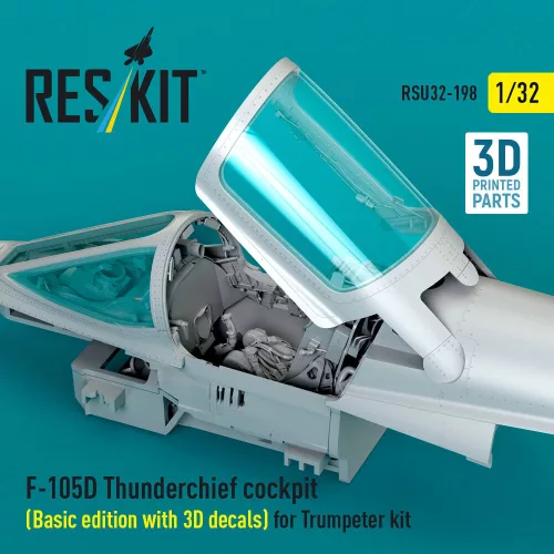 ResKit Models F-105D Thunderchief – alap cockpitkészlet 3D matricákkal