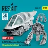 ResKit Models F-105G Thunderchief cockpit (Hyperdetailed edition) for Trumpeter kit (3D Printed) - részletes cockpitkészlet