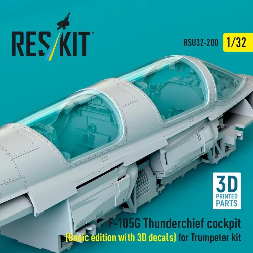 ResKit Models F-105G Thunderchief – alap cockpitkészlet 3D matricákkal