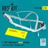ResKit Models F-35A Lightning II open canopy frame for Italeri / Academy kit (3D Printed) - nyitott kabintetőkeret
