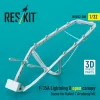 ResKit Models F-35A Lightning II open canopy frame for Italeri / Academy kit (3D Printed) - nyitott kabintetőkeret