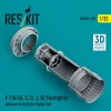 ResKit Models F-104 (A, C, D, J, G) Starfighter exhaust nozzle for Italeri kit (3D Printed) - hajtómű-fúvócső