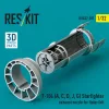 ResKit Models F-104 (A, C, D, J, G) Starfighter exhaust nozzle for Italeri kit (3D Printed) - hajtómű-fúvócső