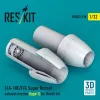 ResKit Models F/A-18E/F/G Super Hornet exhaust nozzles (type 1) for Revell kit (3D Printed) - hajtómű-fúvócsövek