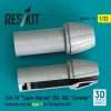 ResKit Models F/A-18 Super Hornet/EA-18G Growler – 1. típusú hajtómű-fúvócsövek