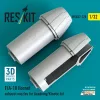 ResKit Models F/A-18 Hornet exhaust nozzles for Academy/Kinetic kit (3D Printed) - hajtómű-fúvócsövek