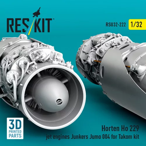 ResKit Models Horten Ho 229 jet engines Junkers Jumo 004 (2 pcs) (3D Printed) for Takom - hajtóművek