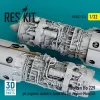ResKit Models Horten Ho 229 jet engines Junkers Jumo 004 (2 pcs) (3D Printed) for Zoukei-Mura - hajtóművek