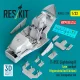 ResKit Models F-35C Lightning II late cockpit (Hyperdetailed Edition) for Trumpeter kit (3D Printed) - részletes cockpitkészlet