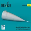 ResKit Models Mirage 2000B nose cone for Kitty Hawk / Zimimodel kit (3D Printed) - orrkúp