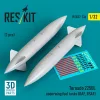 ResKit Models Tornado 2250L underwing fuel tanks (RAF, RSAF) (2 pcs) (3D Printed) - Tornado – 2250 literes szárny alatti üzemanyag-póttartályok, 2 db