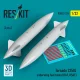 ResKit Models Tornado 2250L underwing fuel tanks (RAF, RSAF) (2 pcs) (3D Printed) - Tornado – 2250 literes szárny alatti üzemanyag-póttartályok, 2 db