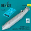 ResKit Models MiG-29 Fulcrum centerline PTB-1500 fuel tank (1 pcs) (3D Printed) - MiG-29 Fulcrum – PTB-1500 törzs alatti üzemanyag-póttartály, 1 db