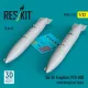 ResKit Models Su-25 Frogfoot PTB-800 underwing fuel tanks (2 pcs) (3D Printed) - Su-25 Frogfoot PTB-800 – szárny alatti üzemanyag-póttartályok, 2 db