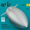 ResKit Models 150 gallon centerline fuel tank (F-5E/F/N, F-20, AT-3) (1 pcs) (3D Printed) - 150 gallonos törzs alatti üzemanyag-póttartály, 1 db