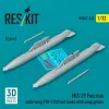 ResKit Models MiG-29 Fulcrum – PTB-1150 szárny alatti üzemanyag-póttartályok pilonokkal, 2 db
