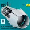 ResKit Models F-105 Thunderchief exhaust nozzle for Trumpeter kit (3D Printed) - hajtómű-fúvócső