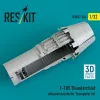 ResKit Models F-105 Thunderchief exhaust nozzle for Trumpeter kit (3D Printed) - hajtómű-fúvócső