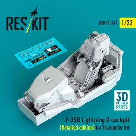   ResKit Models F-35B Lightning II – részletes cockpitkészlet
