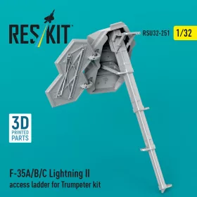   ResKit Models F-35A/B/C Lightning II access ladder for Trumpeter kit – beszállólétra